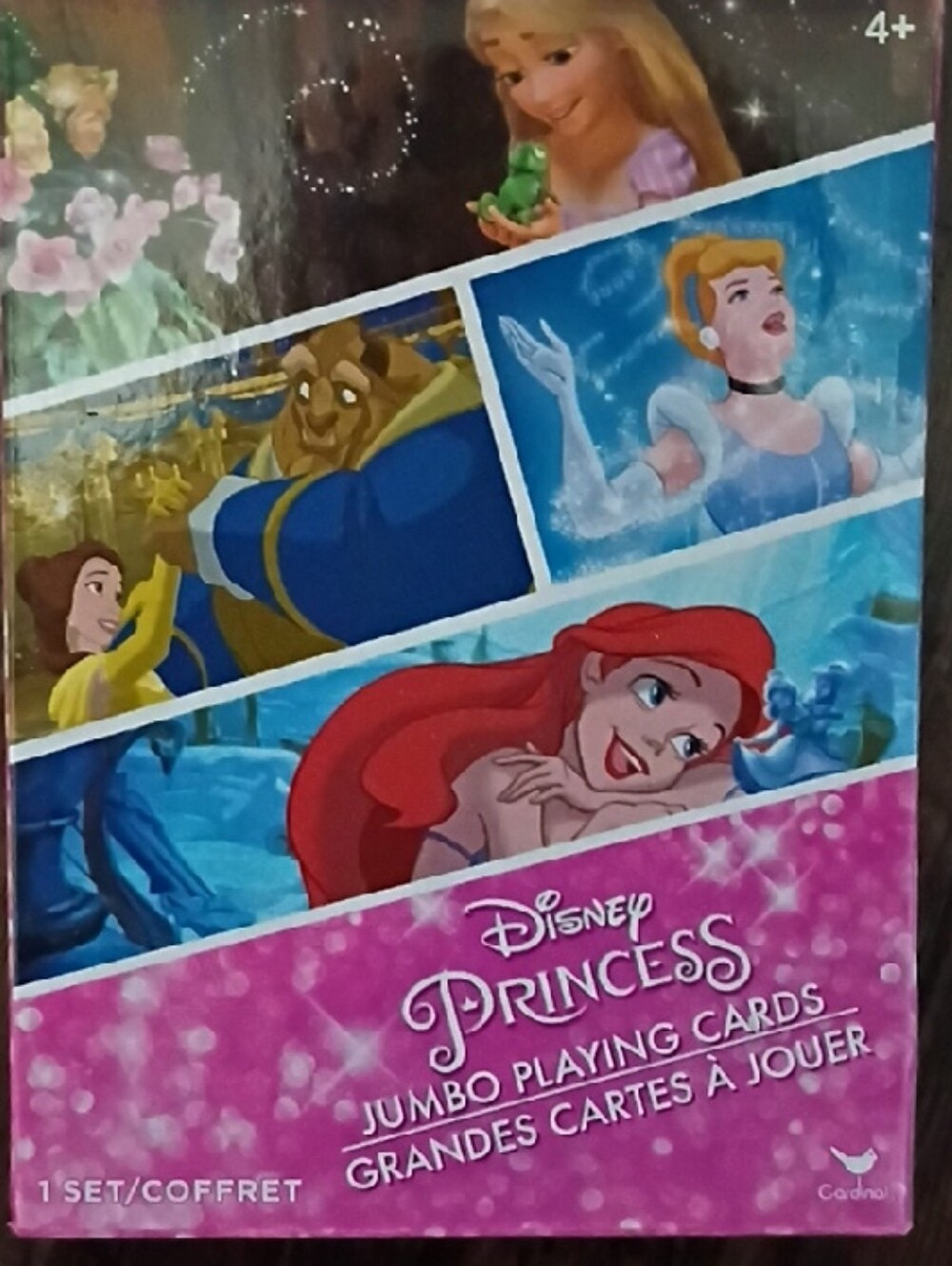 Disney Princess Jumbo Playing Cards - Pink and Blue